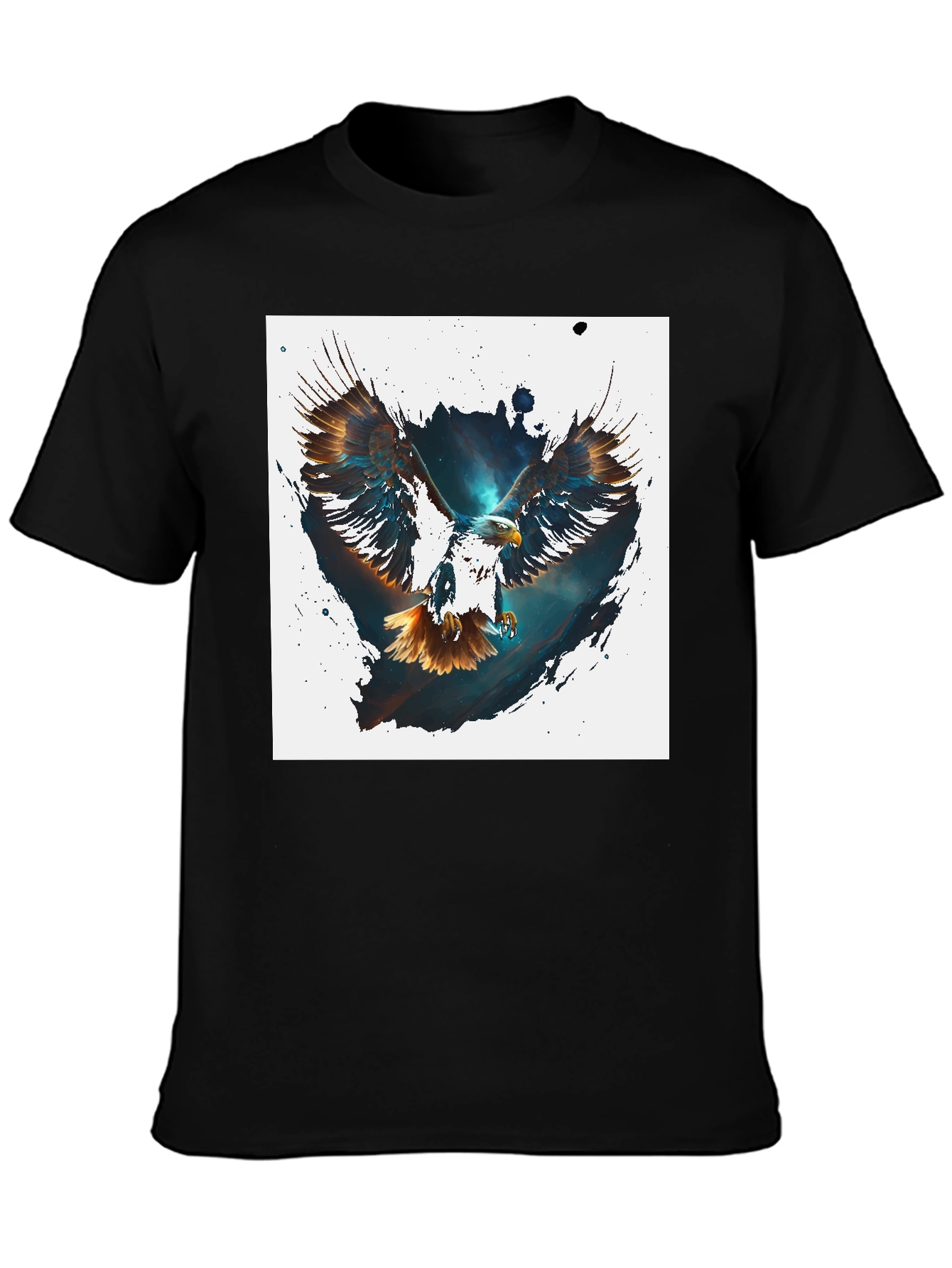 Eagle Graphic Tee - Mens Black T-Shirt