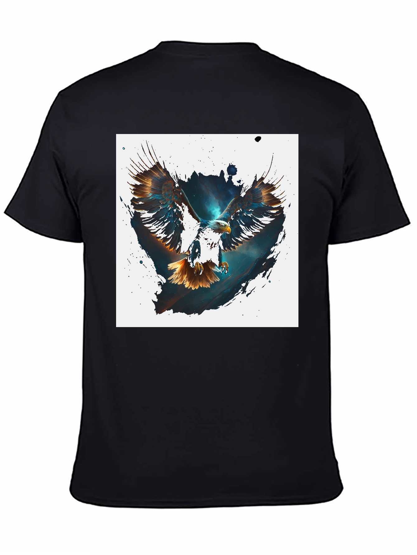 Eagle Graphic Tee - Mens Black T-Shirt