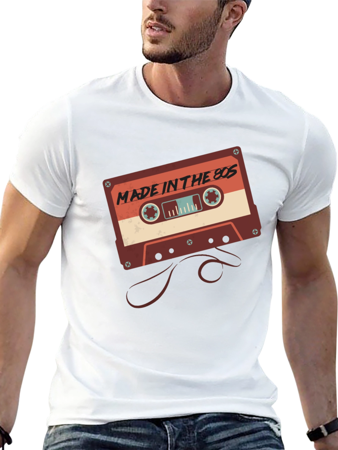 Retro Cassette Tape Made In The 80s T-Shirt