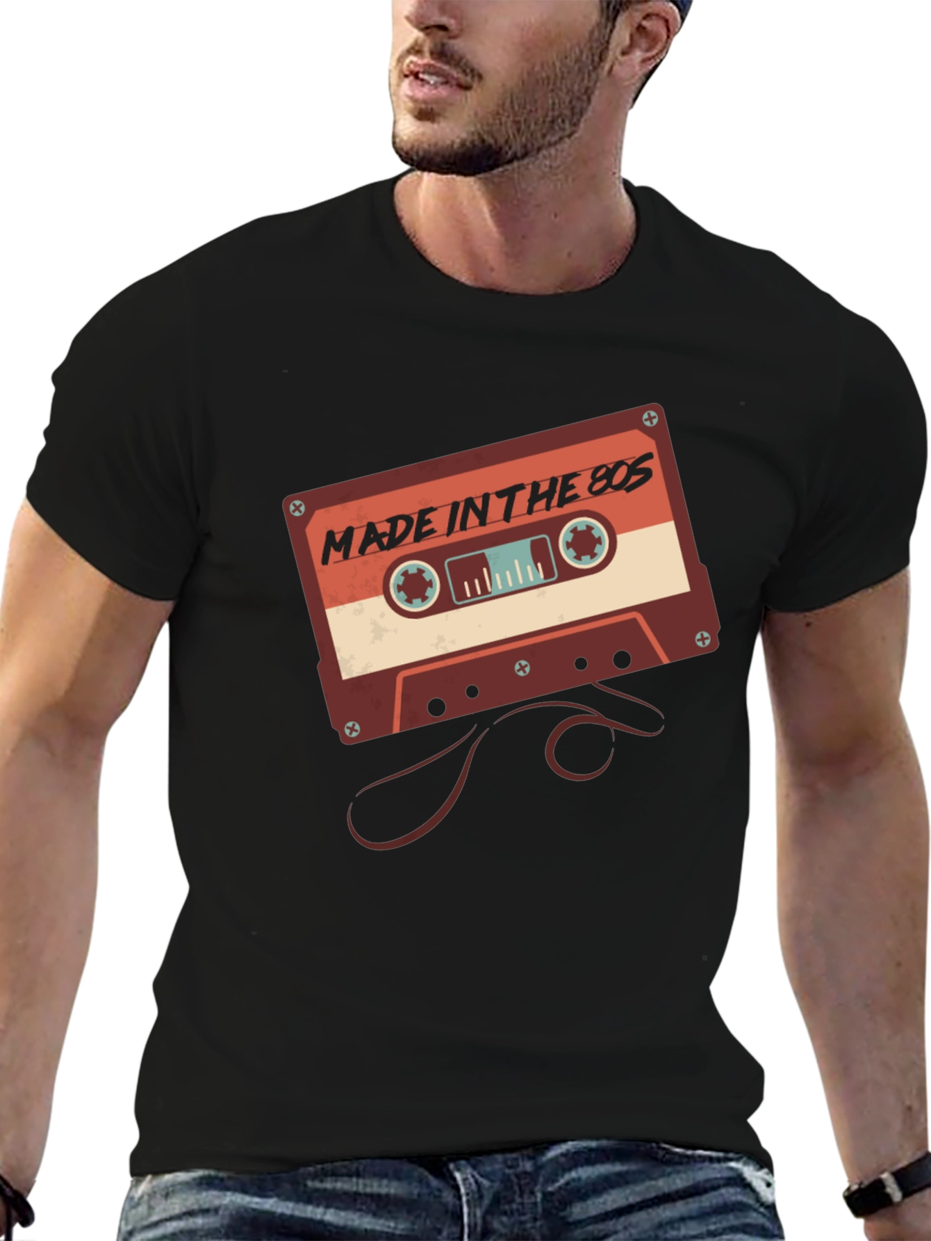 Retro Cassette Tape Made In The 80s T-Shirt