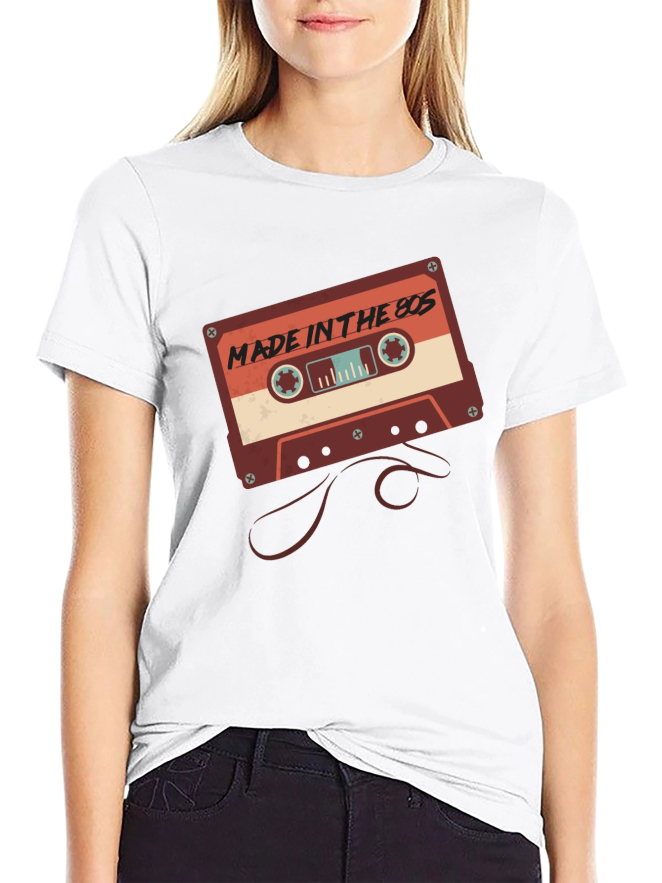 Retro Cassette Tape Made In The 80s T-Shirt