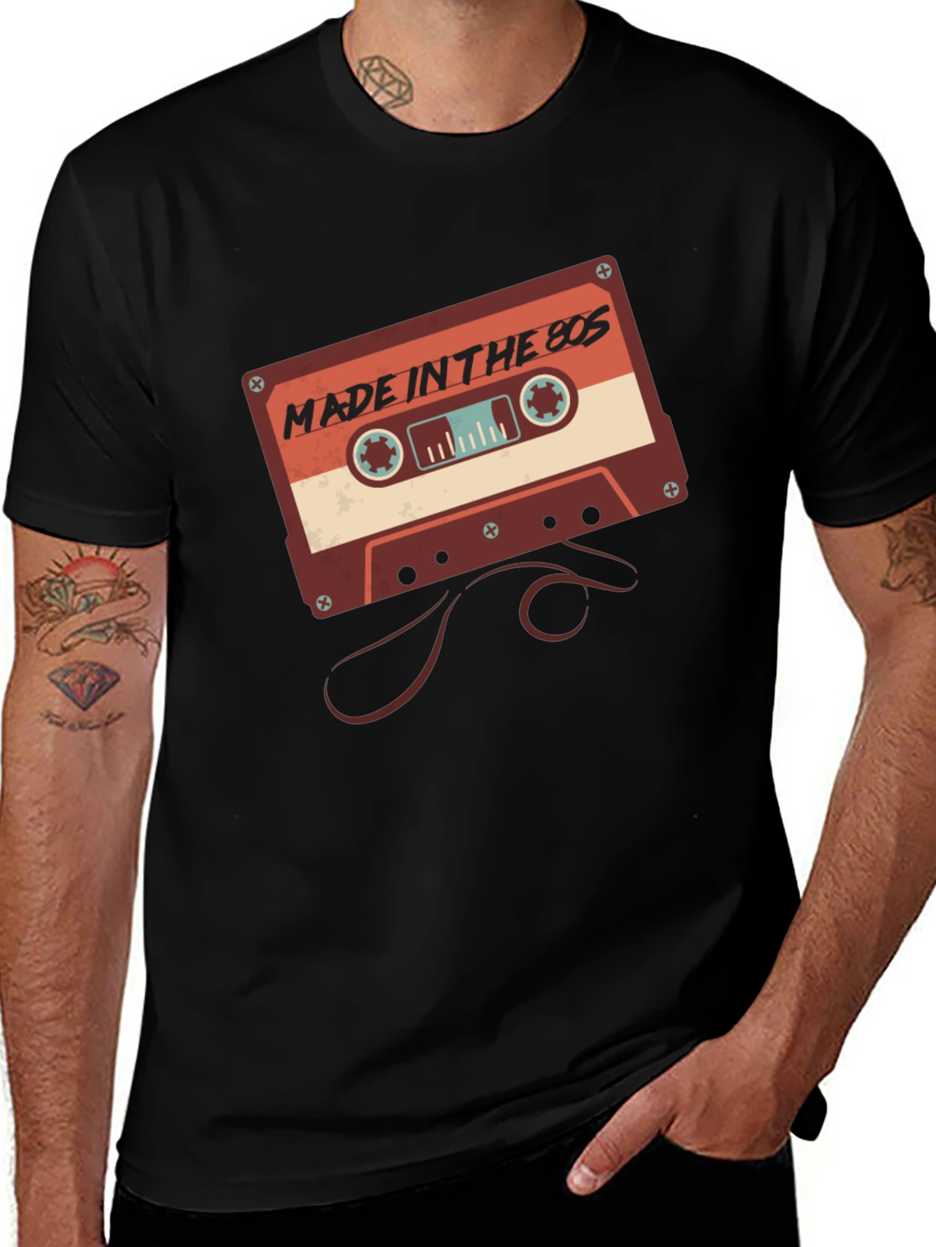 Retro Cassette Tape Made In The 80s T-Shirt