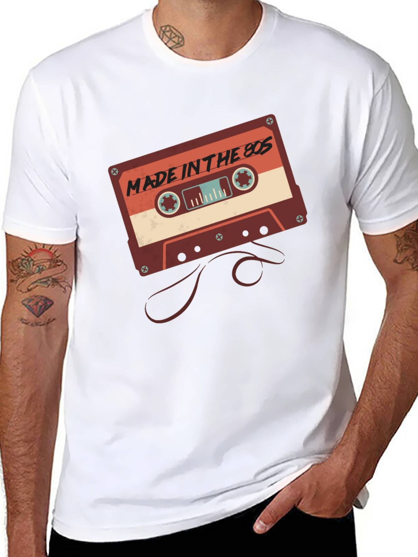 Retro Cassette Tape Made In The 80s T-Shirt