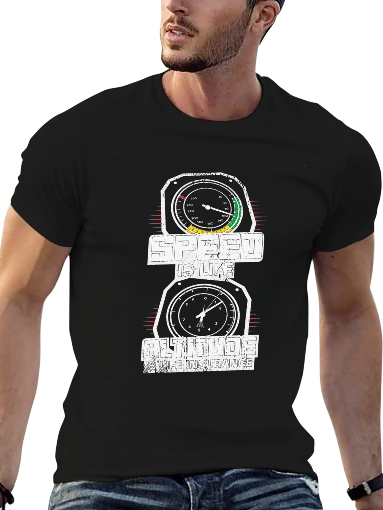 Speed is Life Altitude is Life Insurance T-Shirt