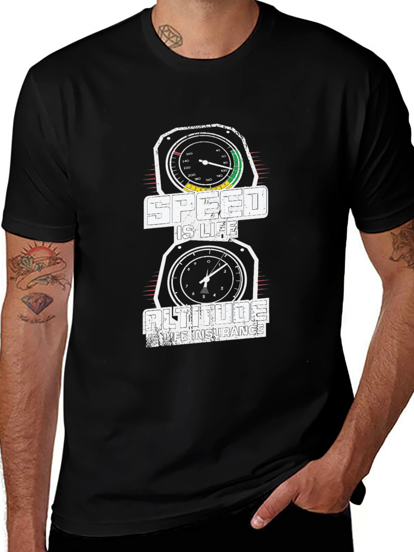 Speed is Life Altitude is Life Insurance T-Shirt