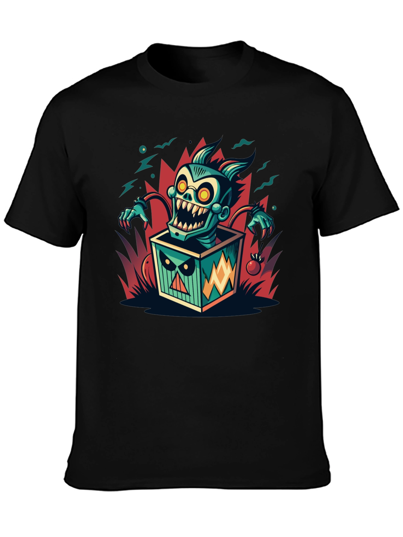 Jack-in-the-Box Monster Graphic T-Shirt