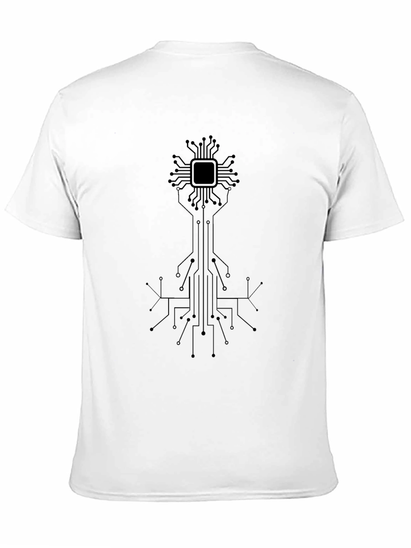Tech Circuit Board Graphic T-Shirt