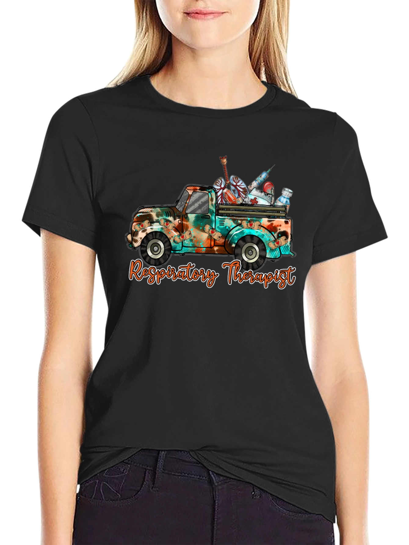 Respiratory Therapist Truck Graphic Tee