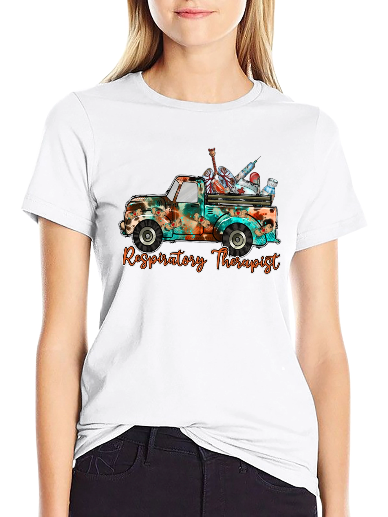 Respiratory Therapist Truck Graphic Tee