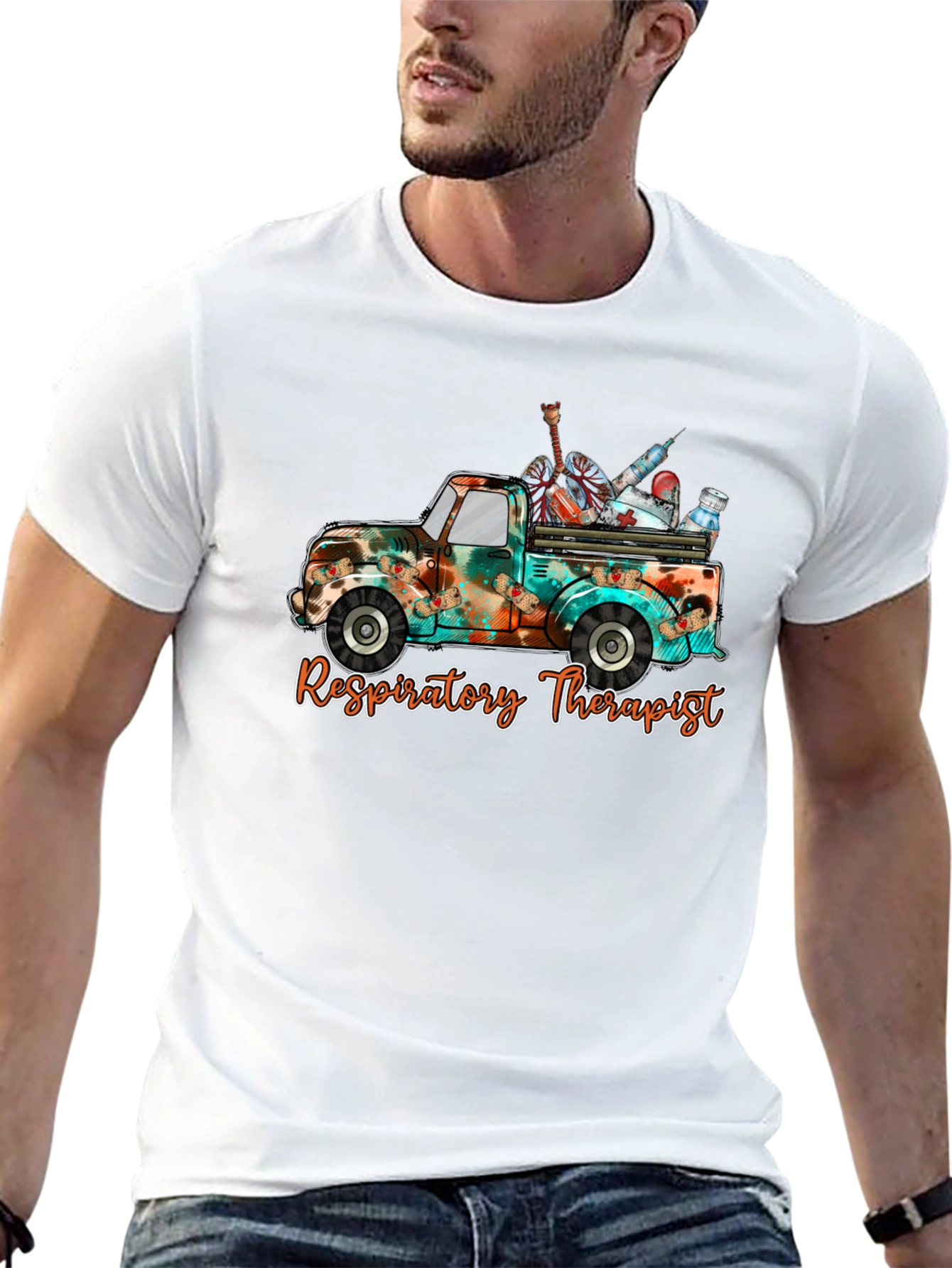 Respiratory Therapist Truck Graphic Tee