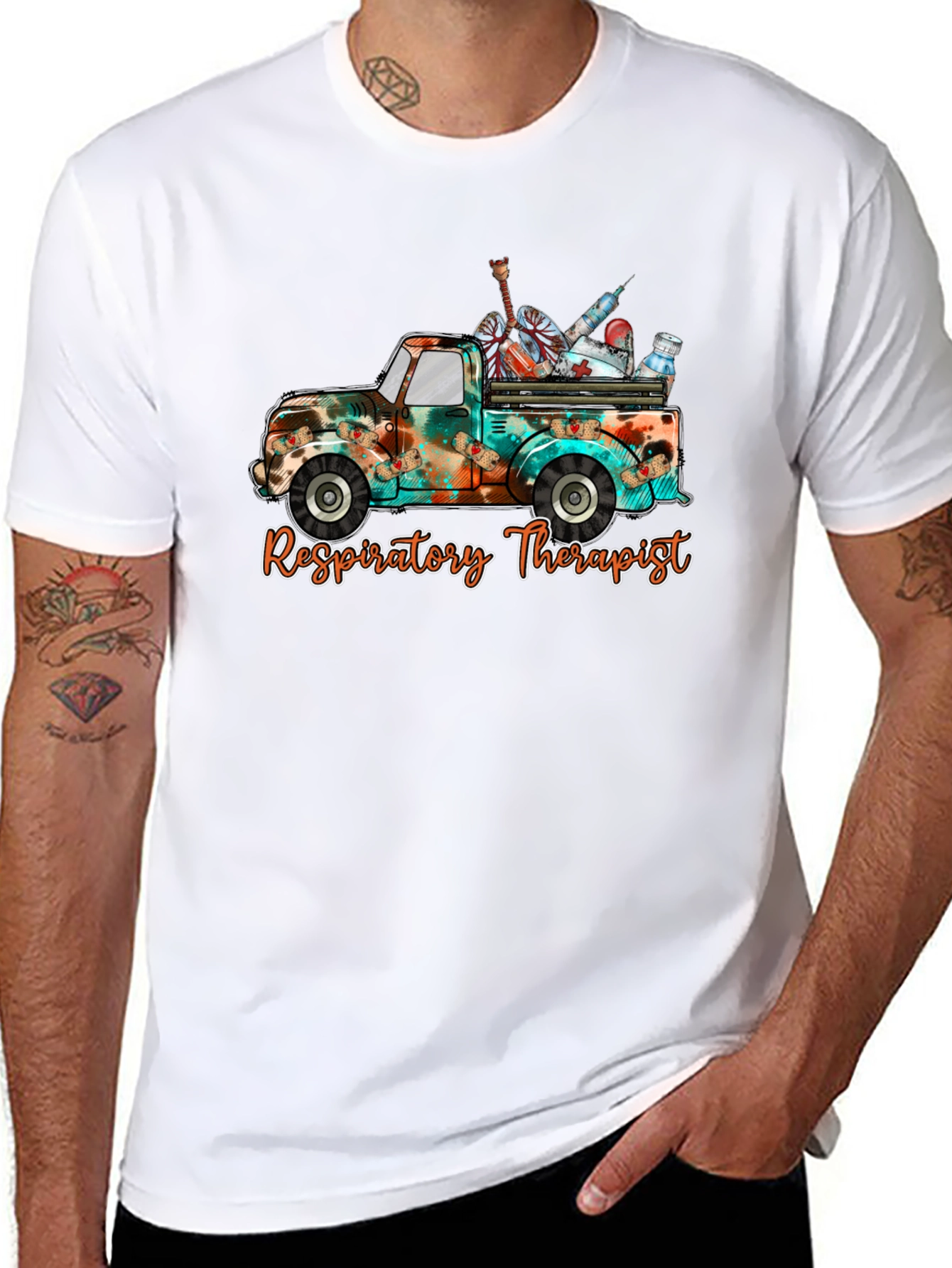 Respiratory Therapist Truck Graphic Tee