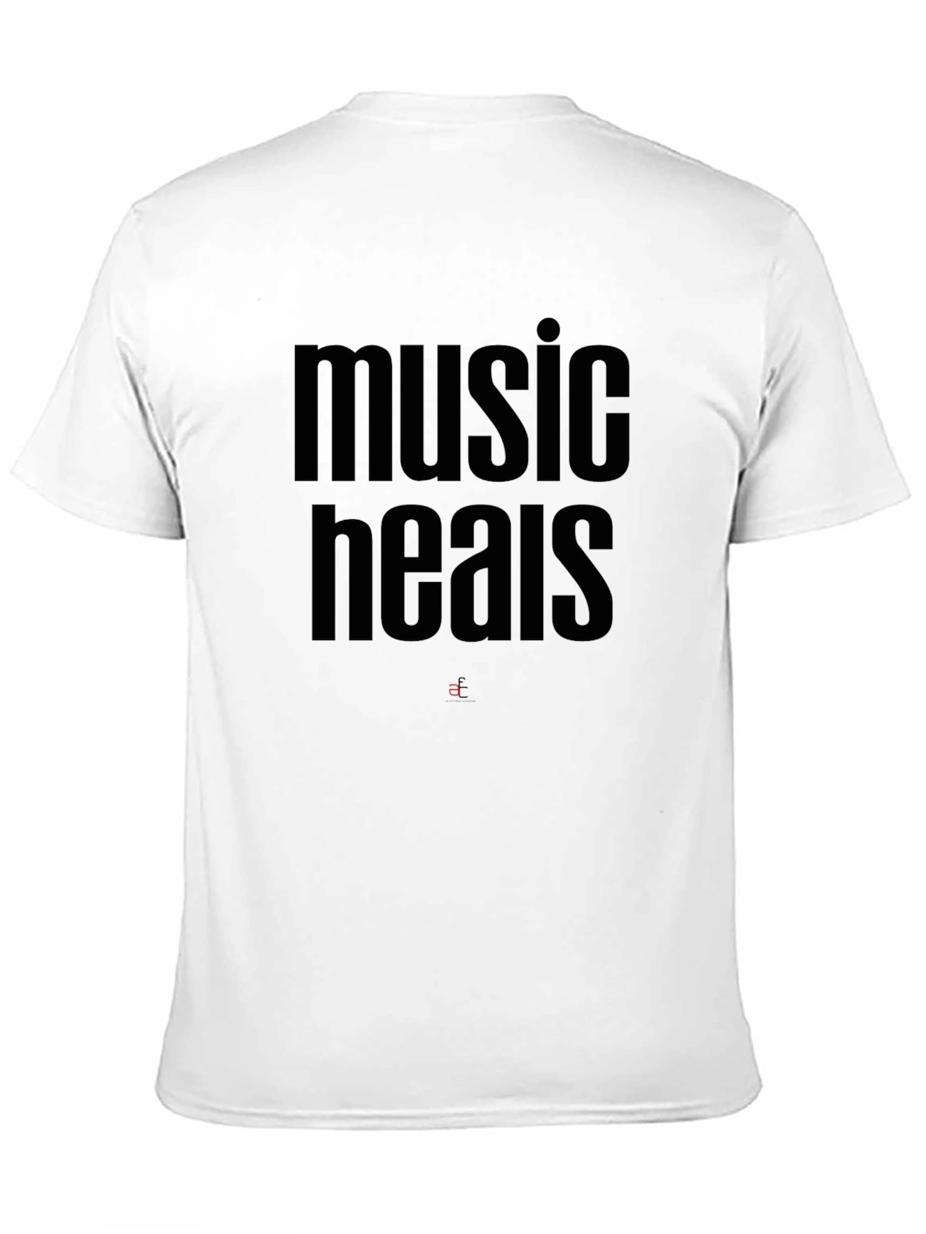 Music Heals Black Graphic Tee - Stylish Comfort
