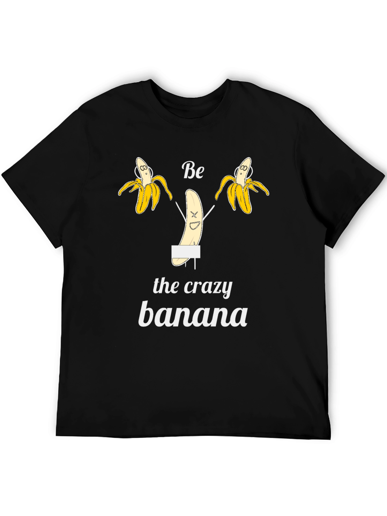 Be the Crazy Banana Black T-Shirt