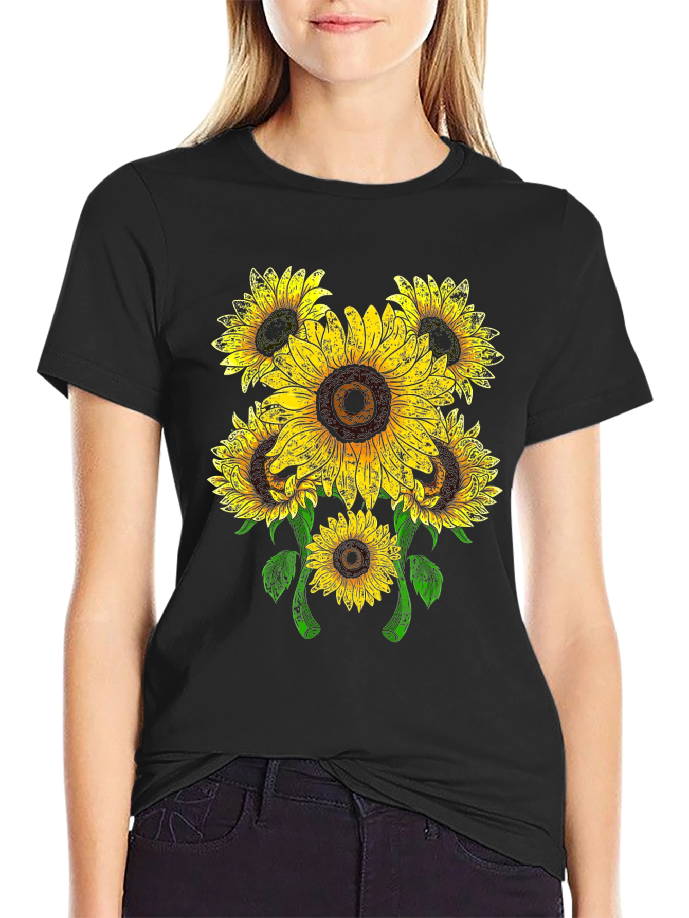 Sunflower Graphic T-Shirt