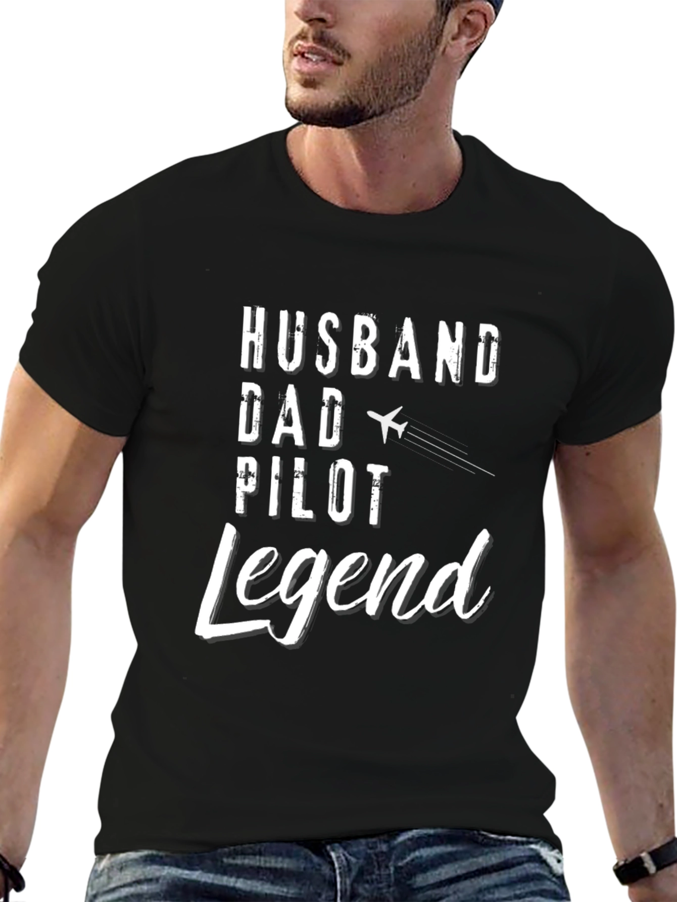 Husband Dad Pilot Legend T-Shirt