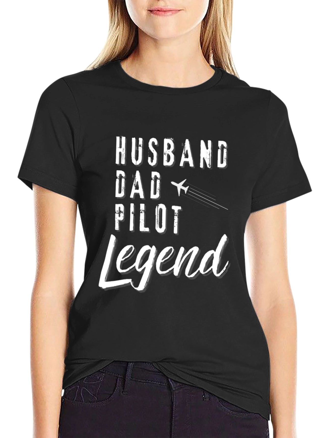 Husband Dad Pilot Legend T-Shirt