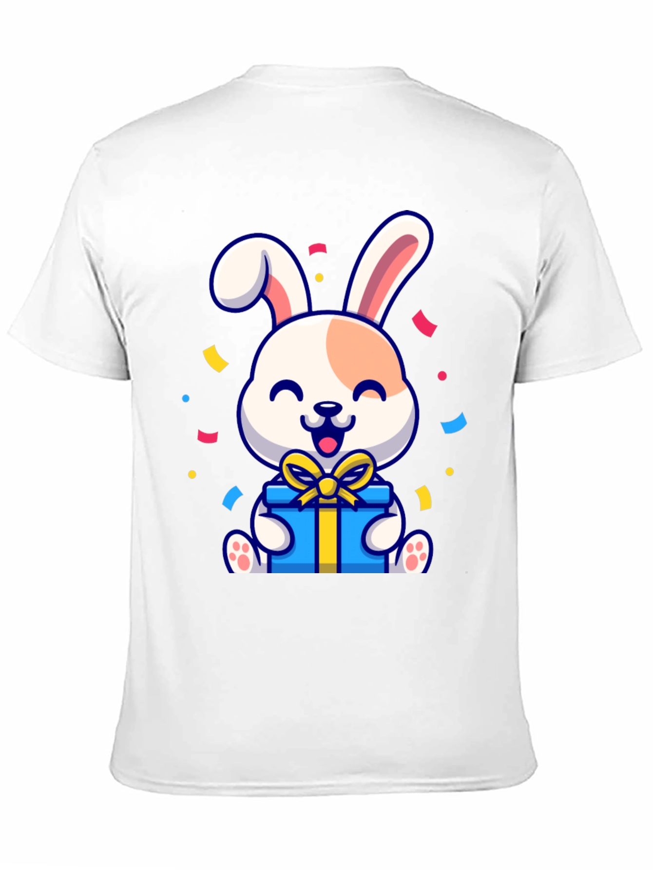 Cute Bunny Holding Gift T-Shirt