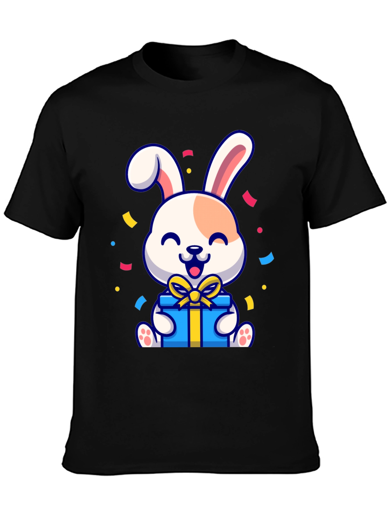 Cute Bunny Holding Gift T-Shirt