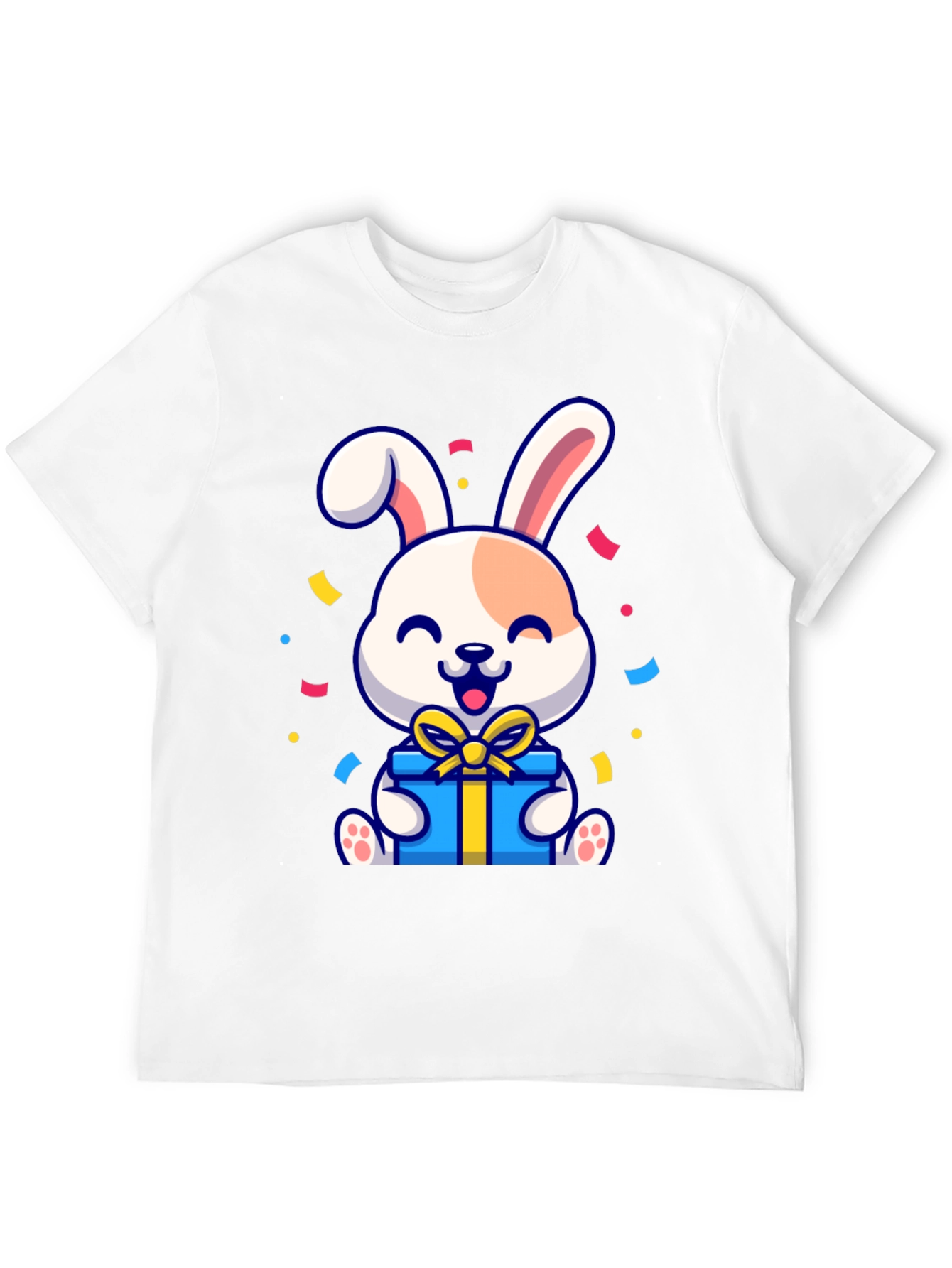 Cute Bunny Holding Gift T-Shirt