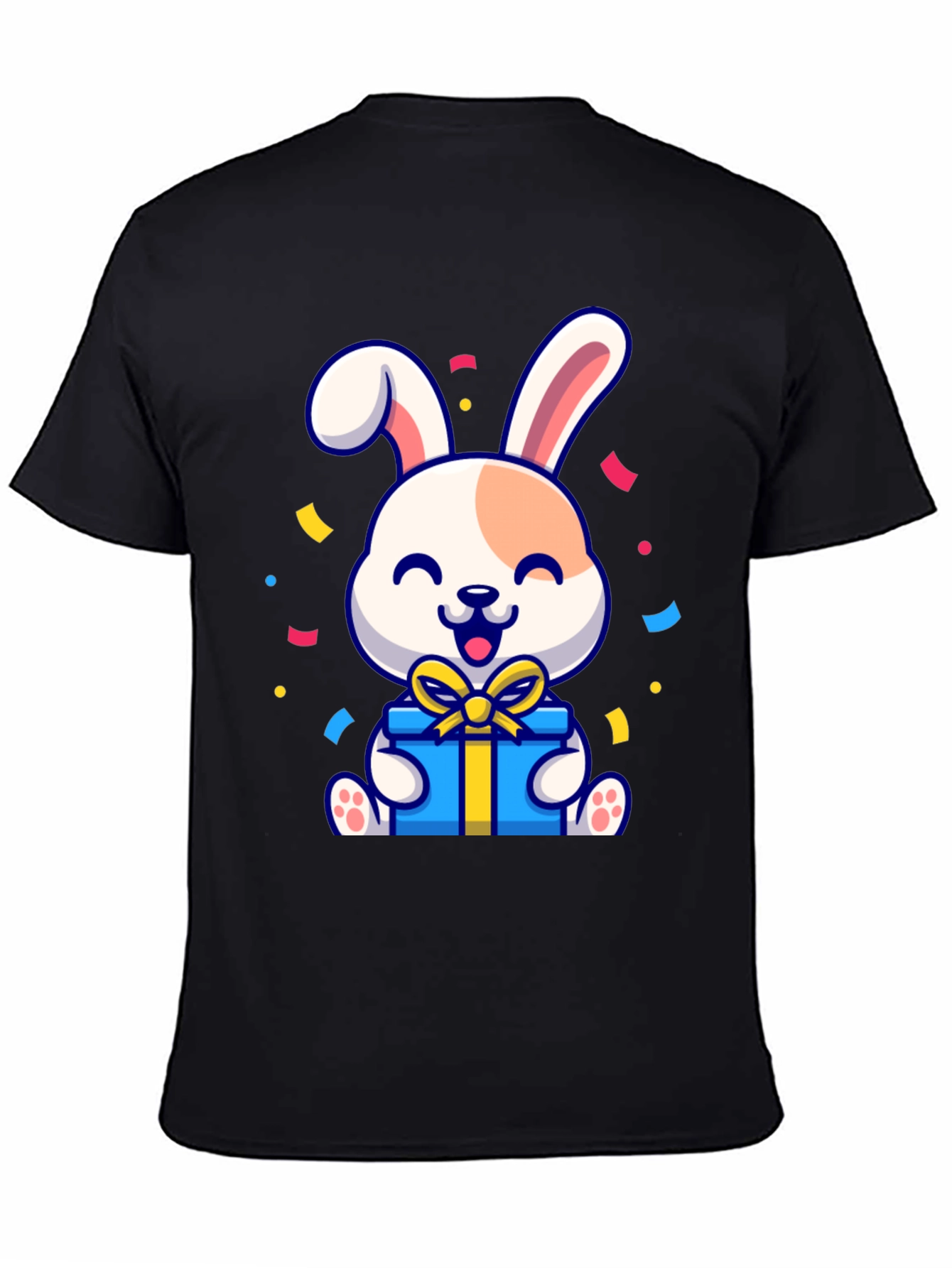 Cute Bunny Holding Gift T-Shirt