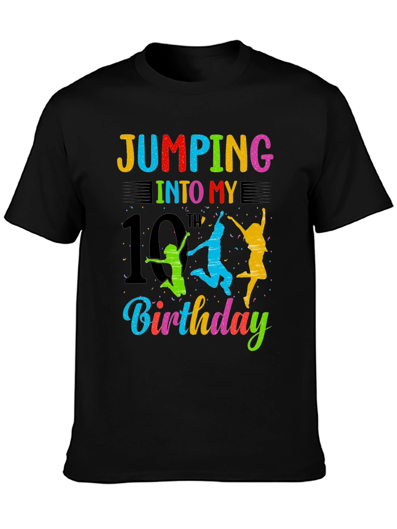 Jumping Into My 10th Birthday T-Shirt