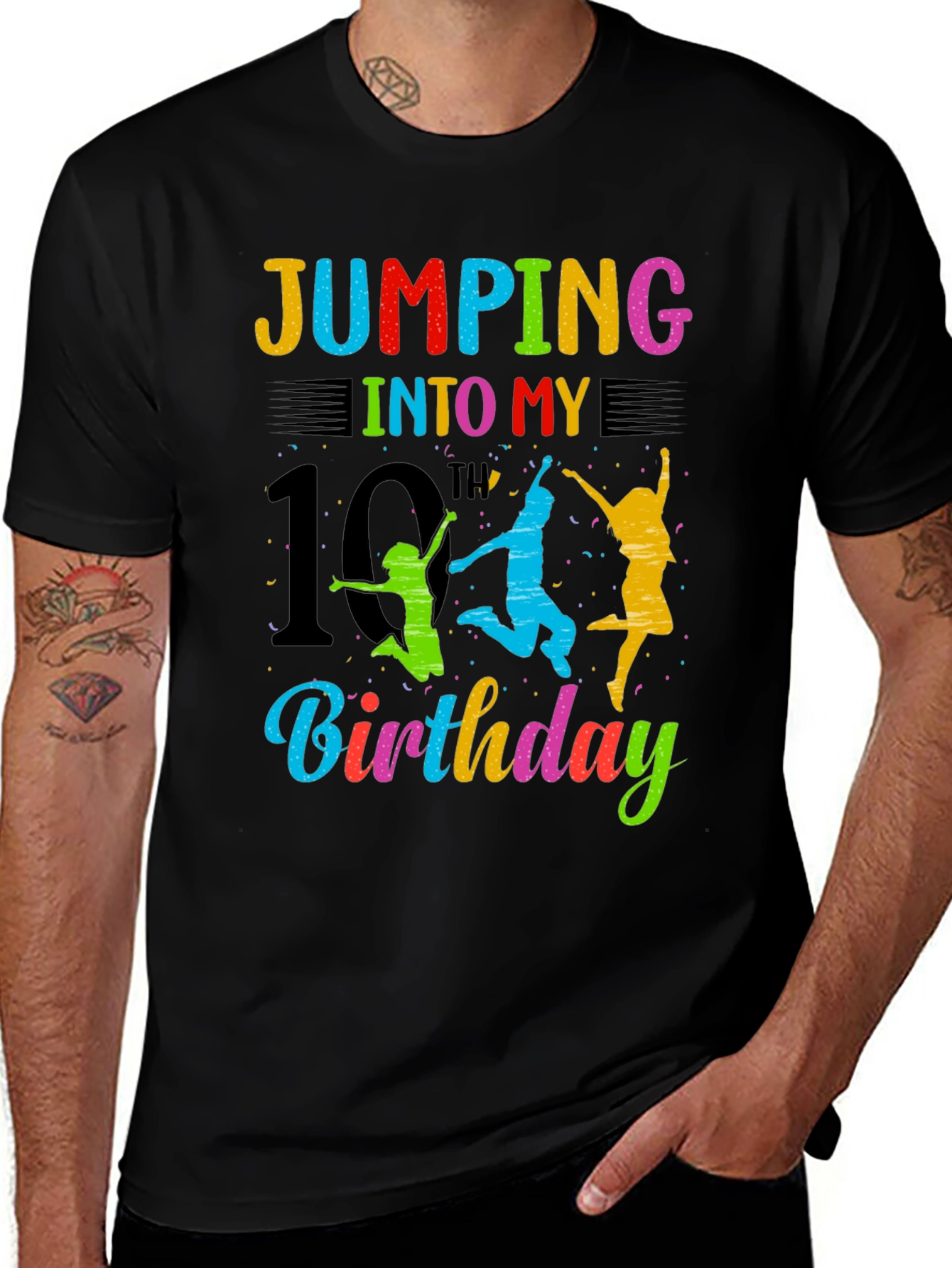 Jumping Into My 10th Birthday T-Shirt