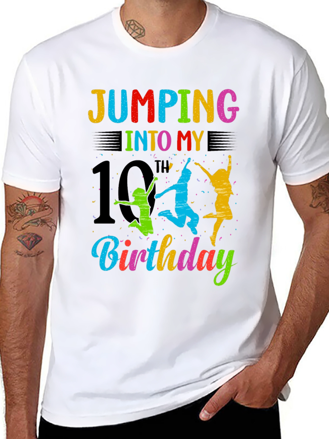 Jumping Into My 10th Birthday T-Shirt