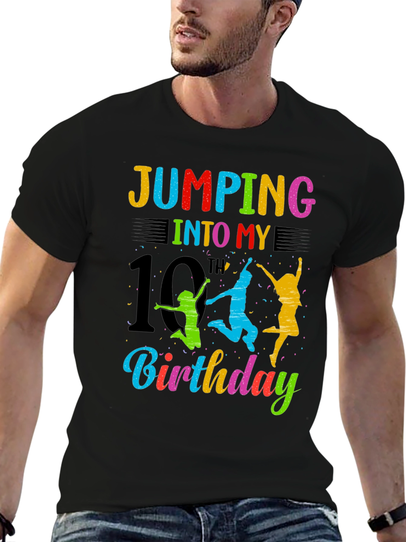 Jumping Into My 10th Birthday T-Shirt