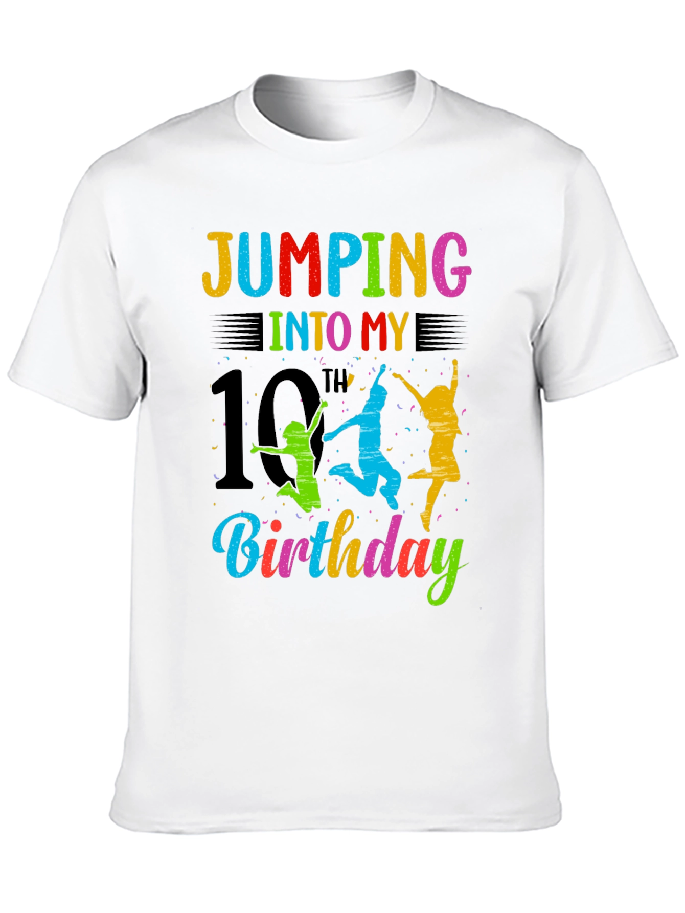 Jumping Into My 10th Birthday T-Shirt