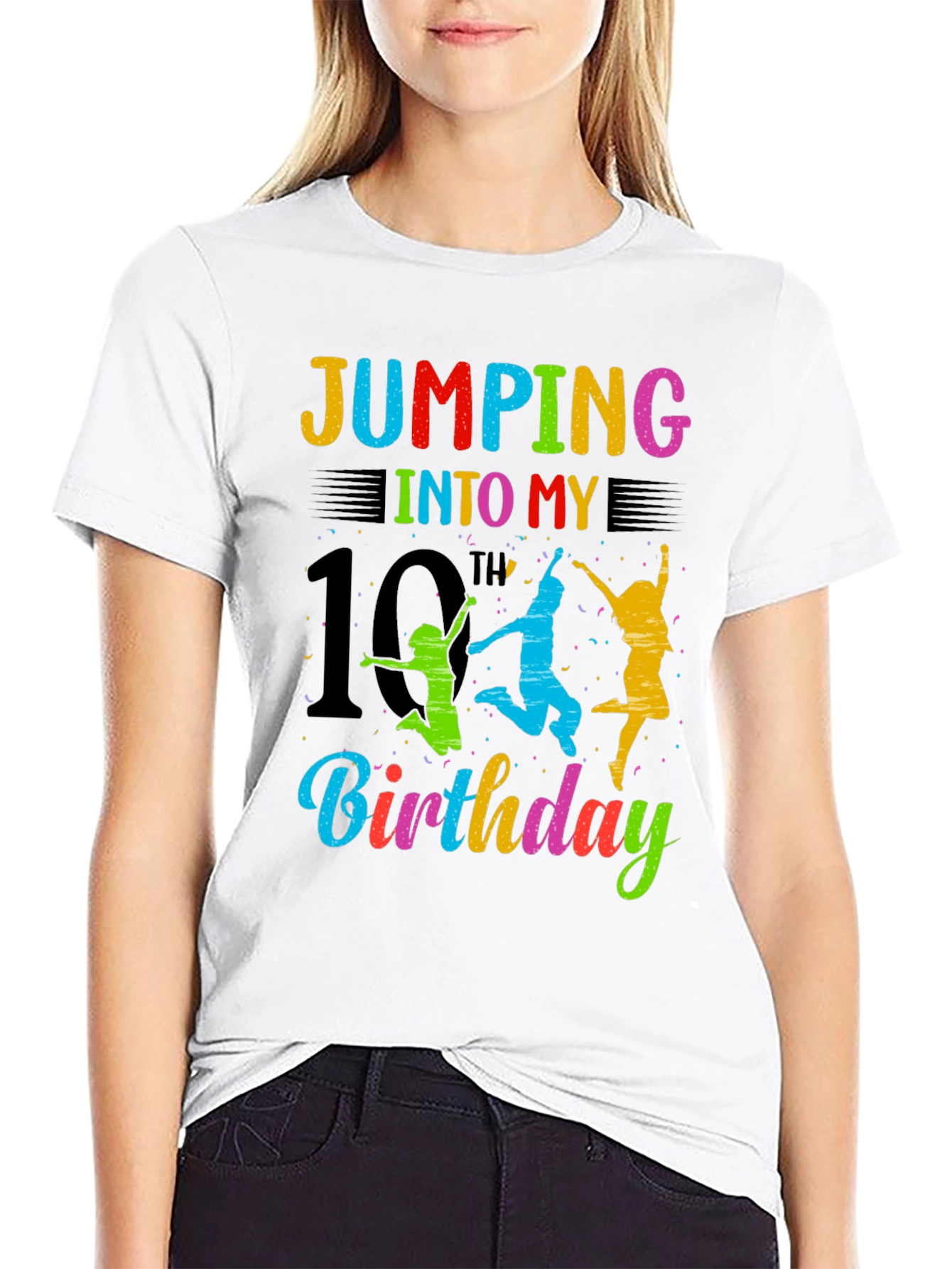 Jumping Into My 10th Birthday T-Shirt