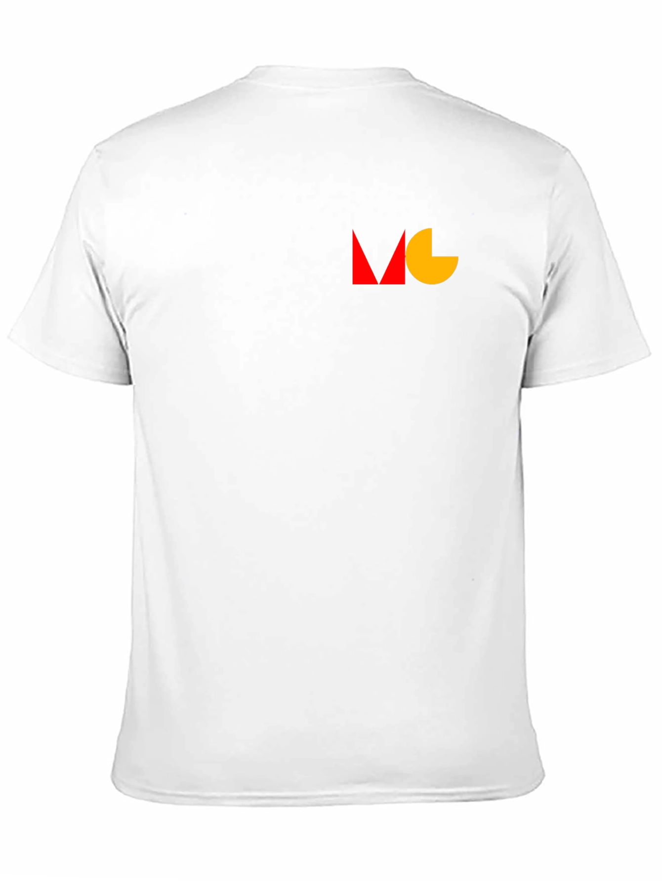 Modern Geometric Tee - Black Cotton Blend