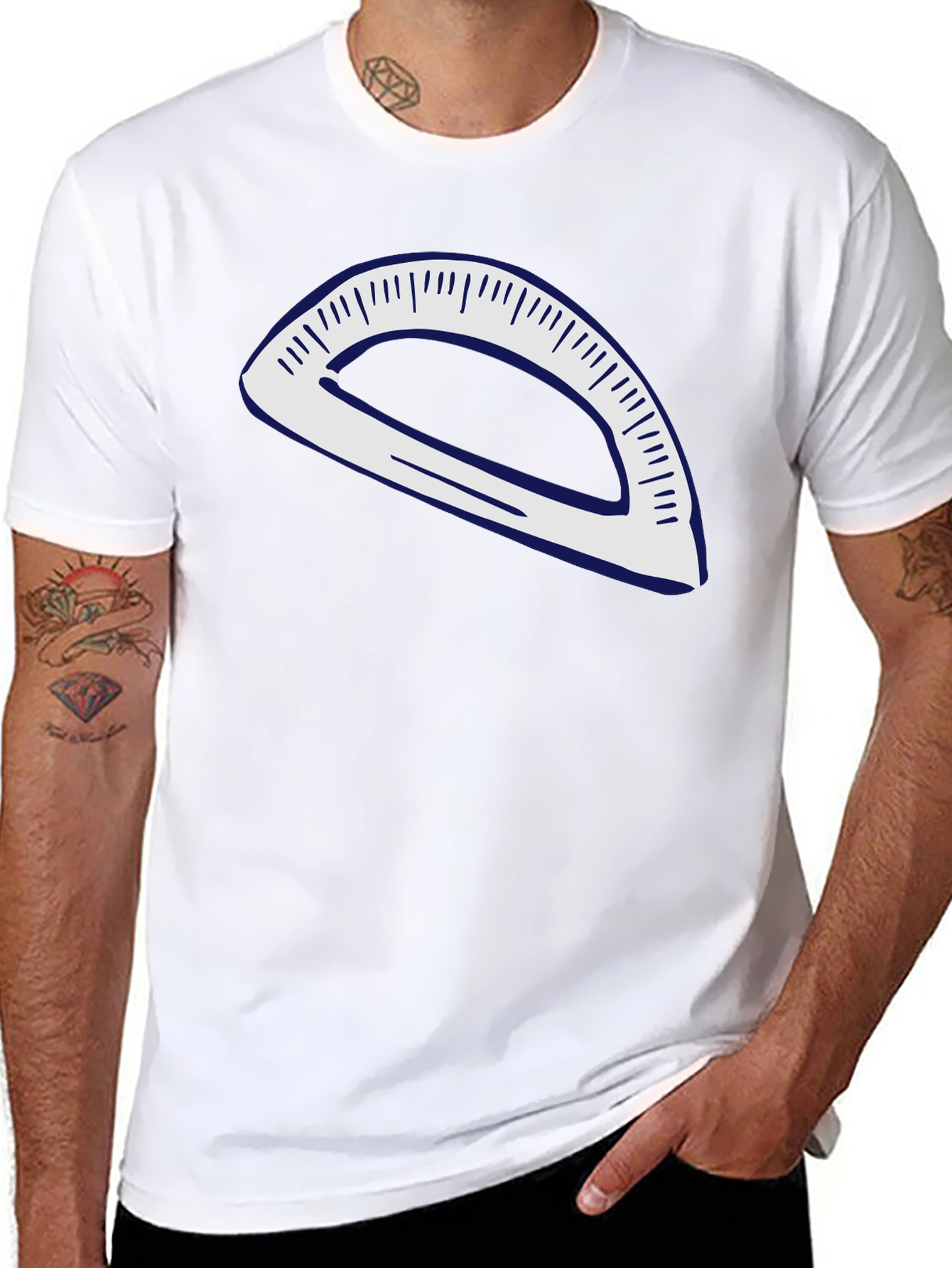 Architects Protractor Graphic T-Shirt