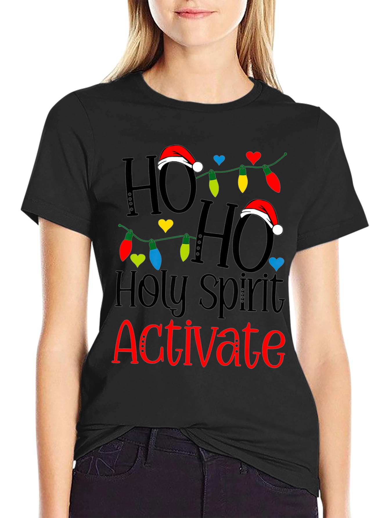 Ho Ho Holy Spirit Activate Christmas T-Shirt