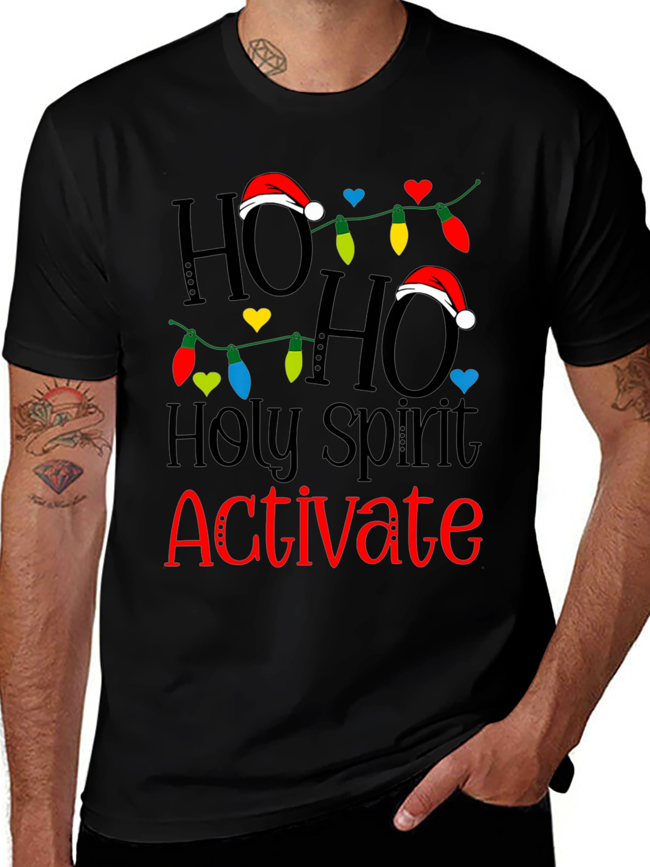 Ho Ho Holy Spirit Activate Christmas T-Shirt