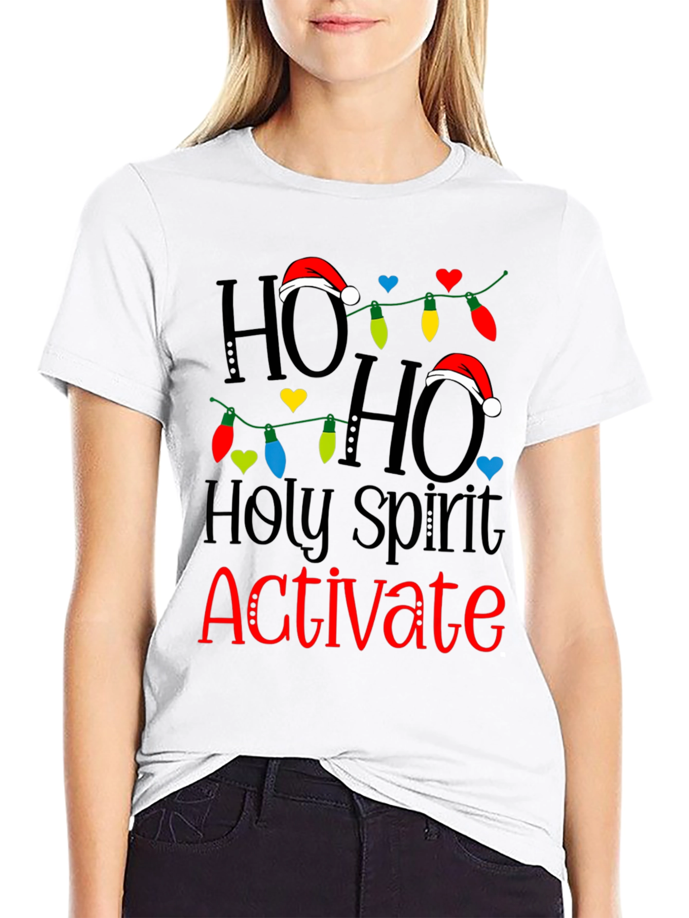 Ho Ho Holy Spirit Activate Christmas T-Shirt