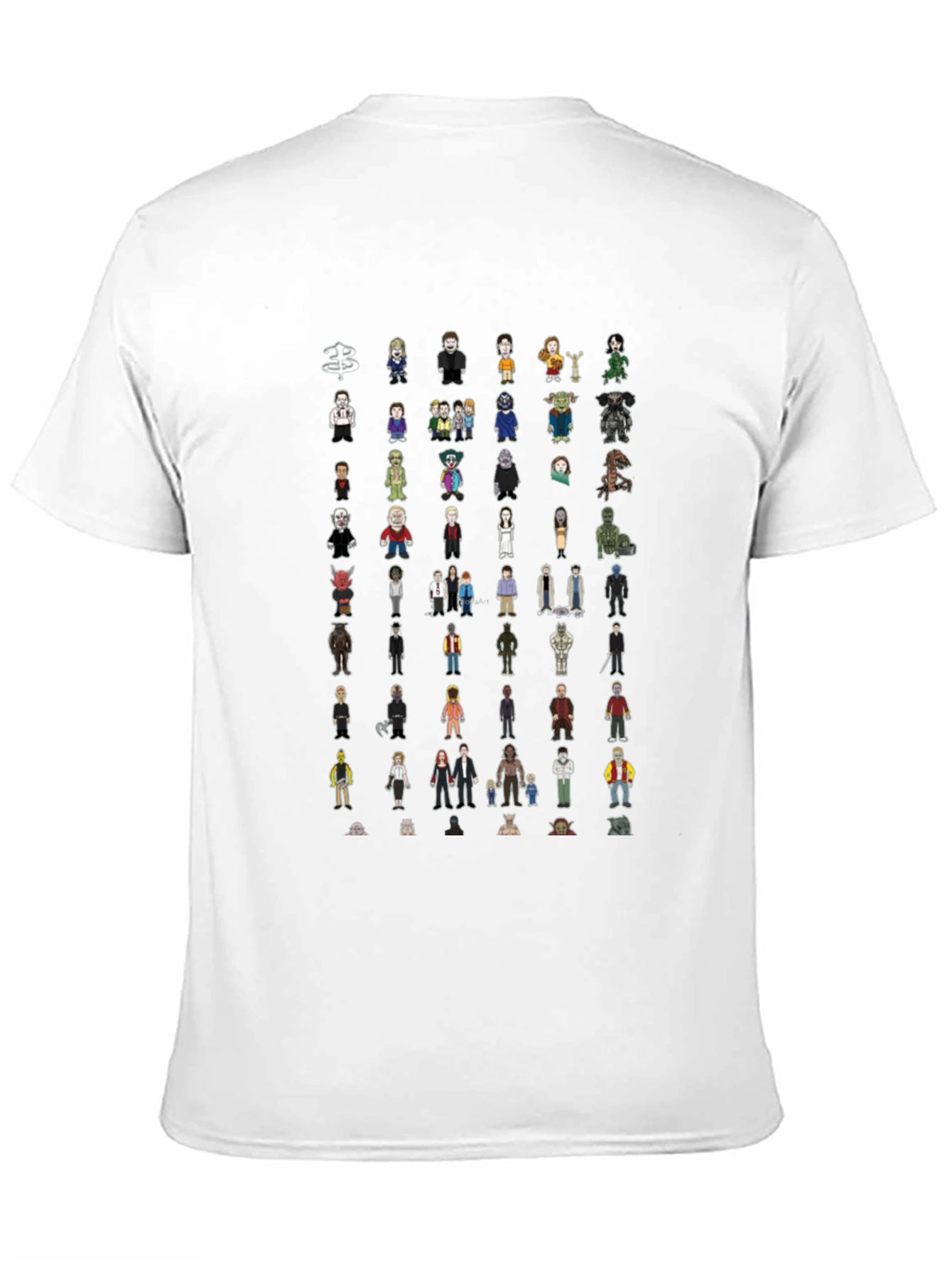 Character Mashup Black T-Shirt