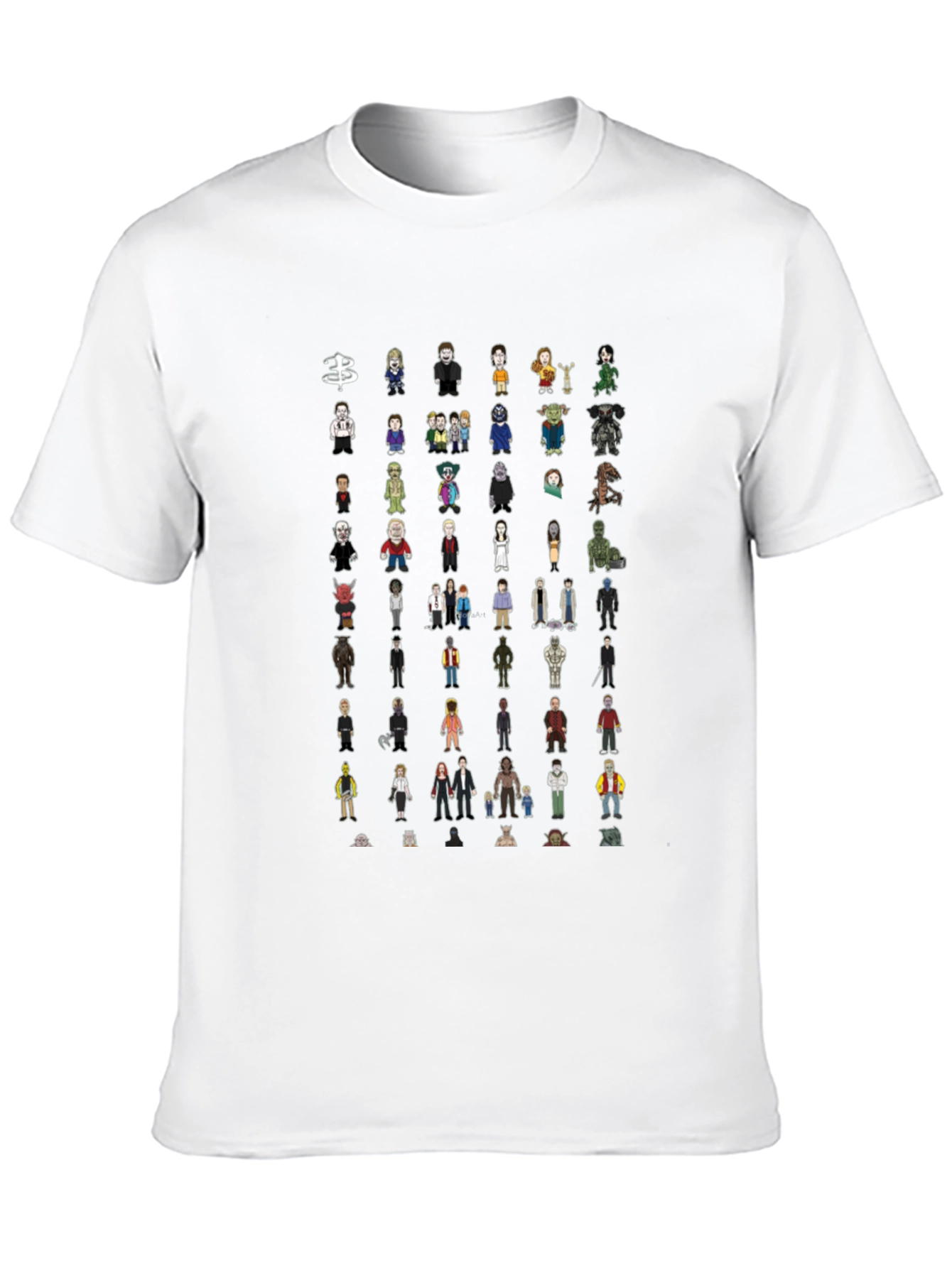 Character Mashup Black T-Shirt