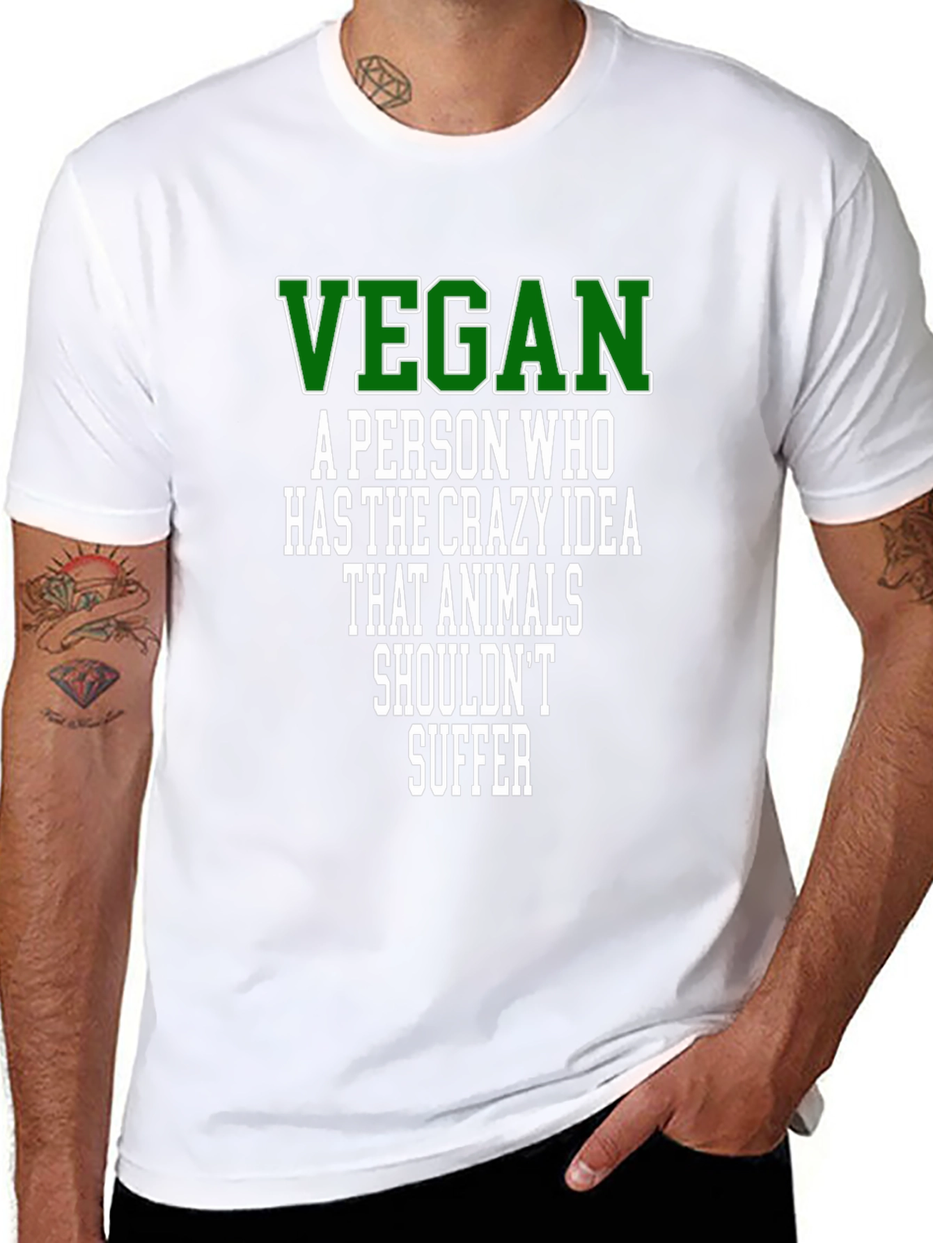 Vegan Definition Graphic Tee - Animal Rights T-Shirt