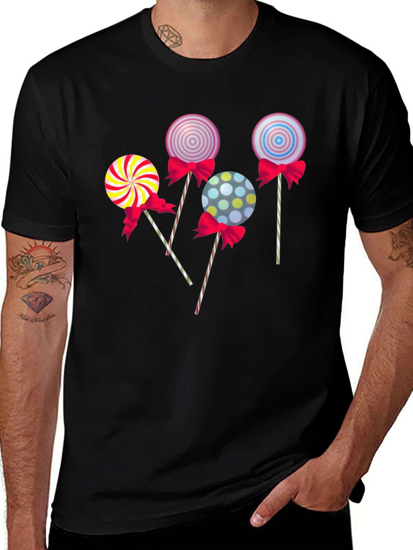 Lollipop Graphic T-Shirt - Fun & Stylish Design