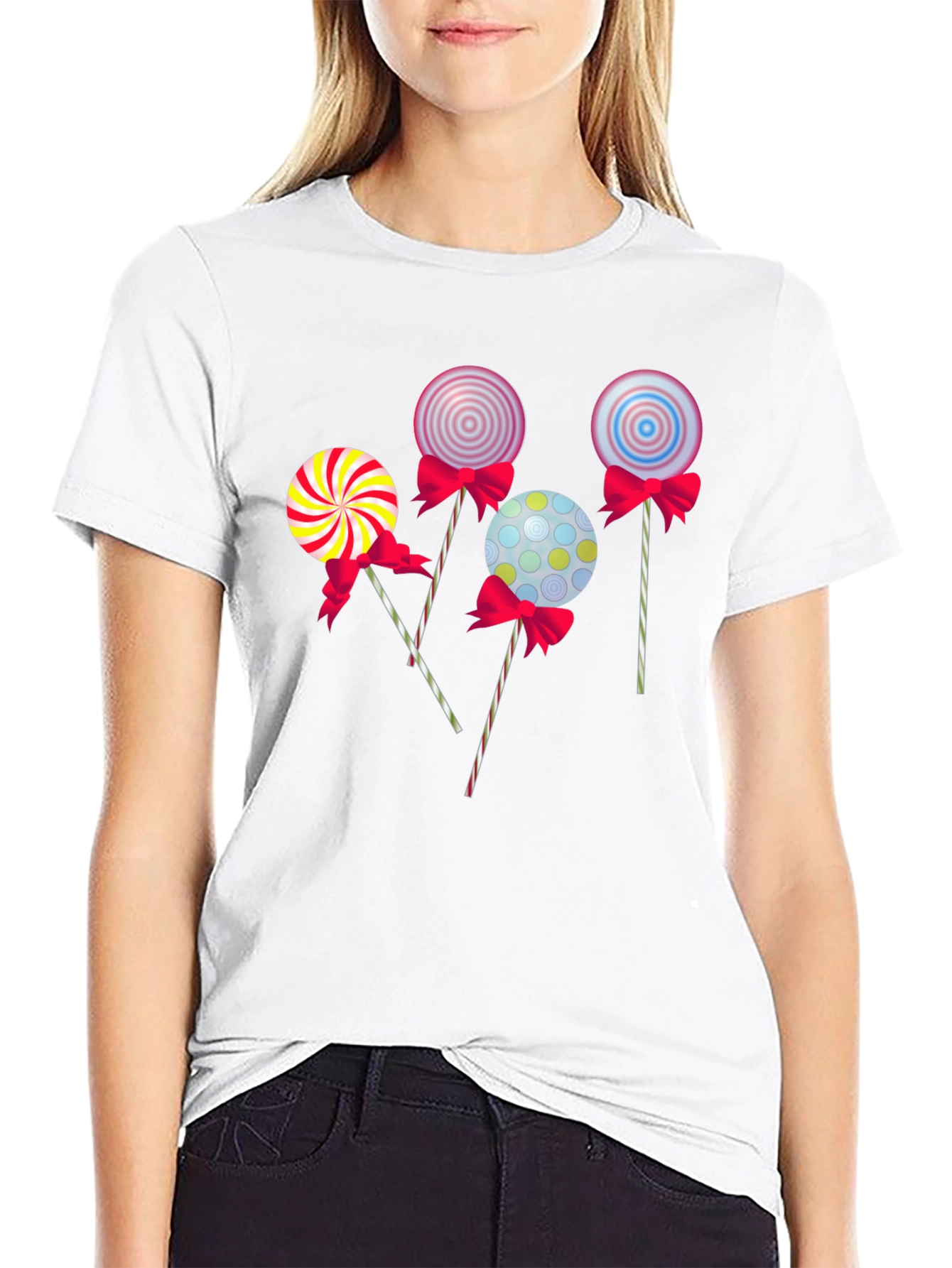 Lollipop Graphic T-Shirt - Fun & Stylish Design
