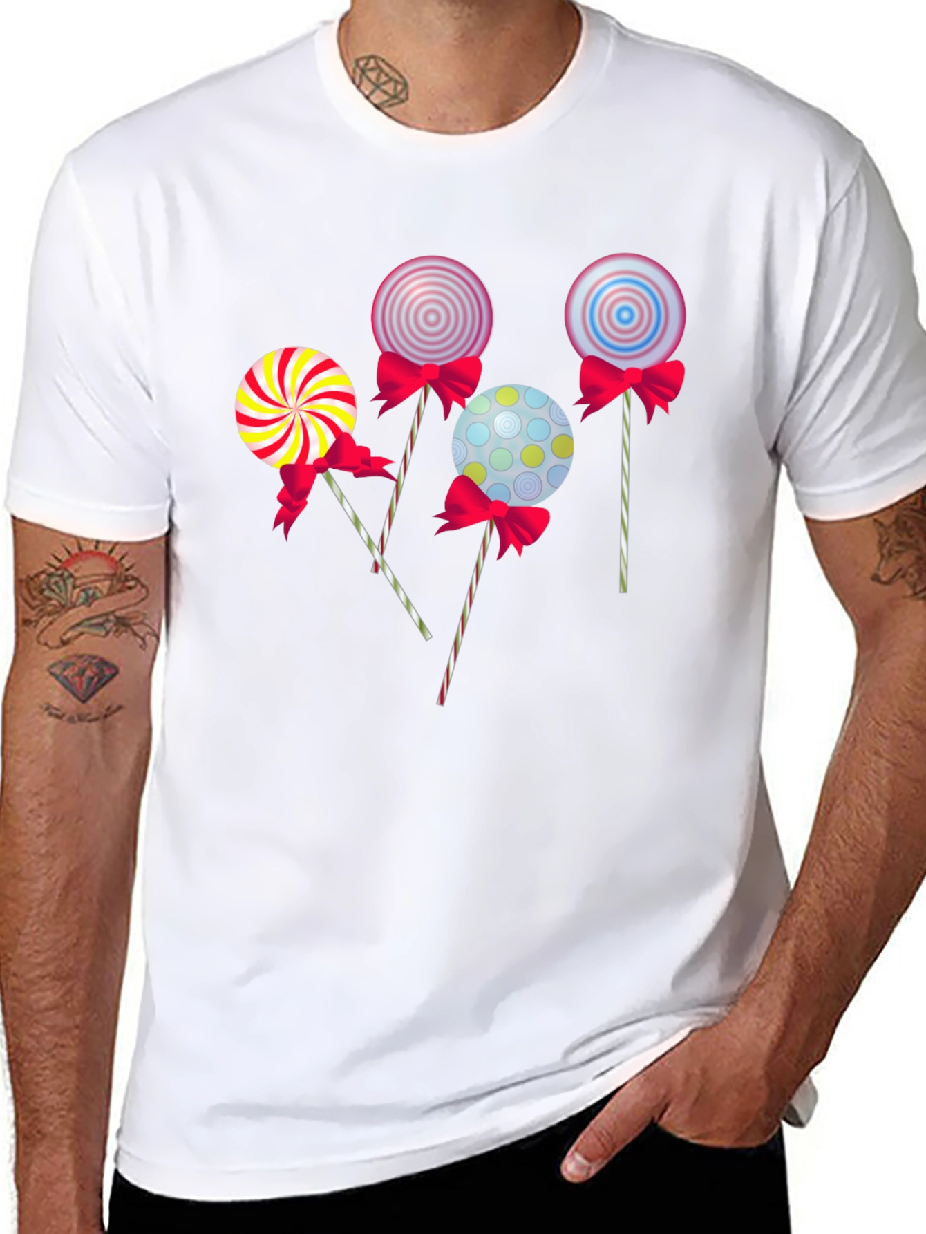 Lollipop Graphic T-Shirt - Fun & Stylish Design