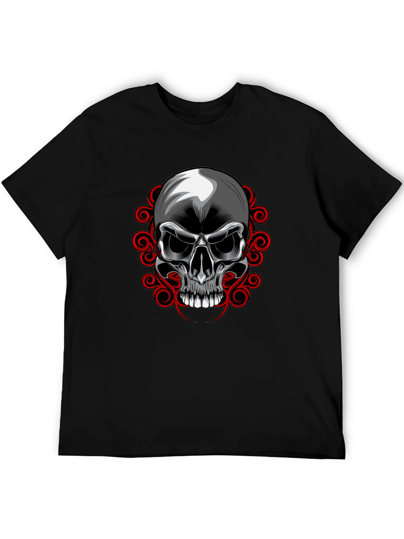 Skull Graphic T-Shirt - Edgy Design