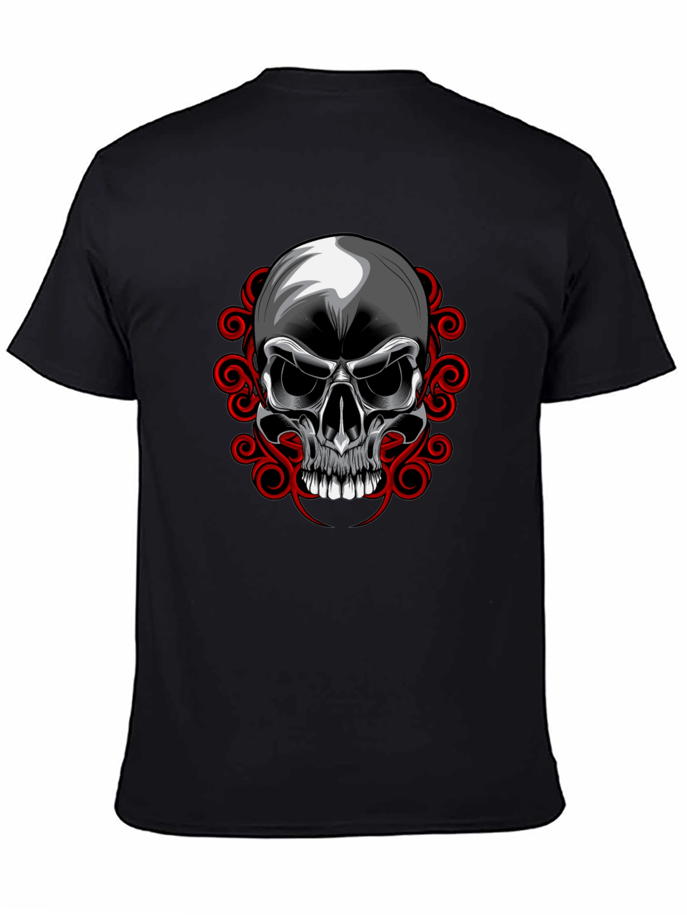 Skull Graphic T-Shirt - Edgy Design