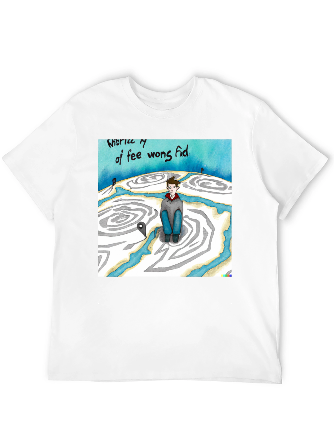 Unique Graphic Print T-Shirt