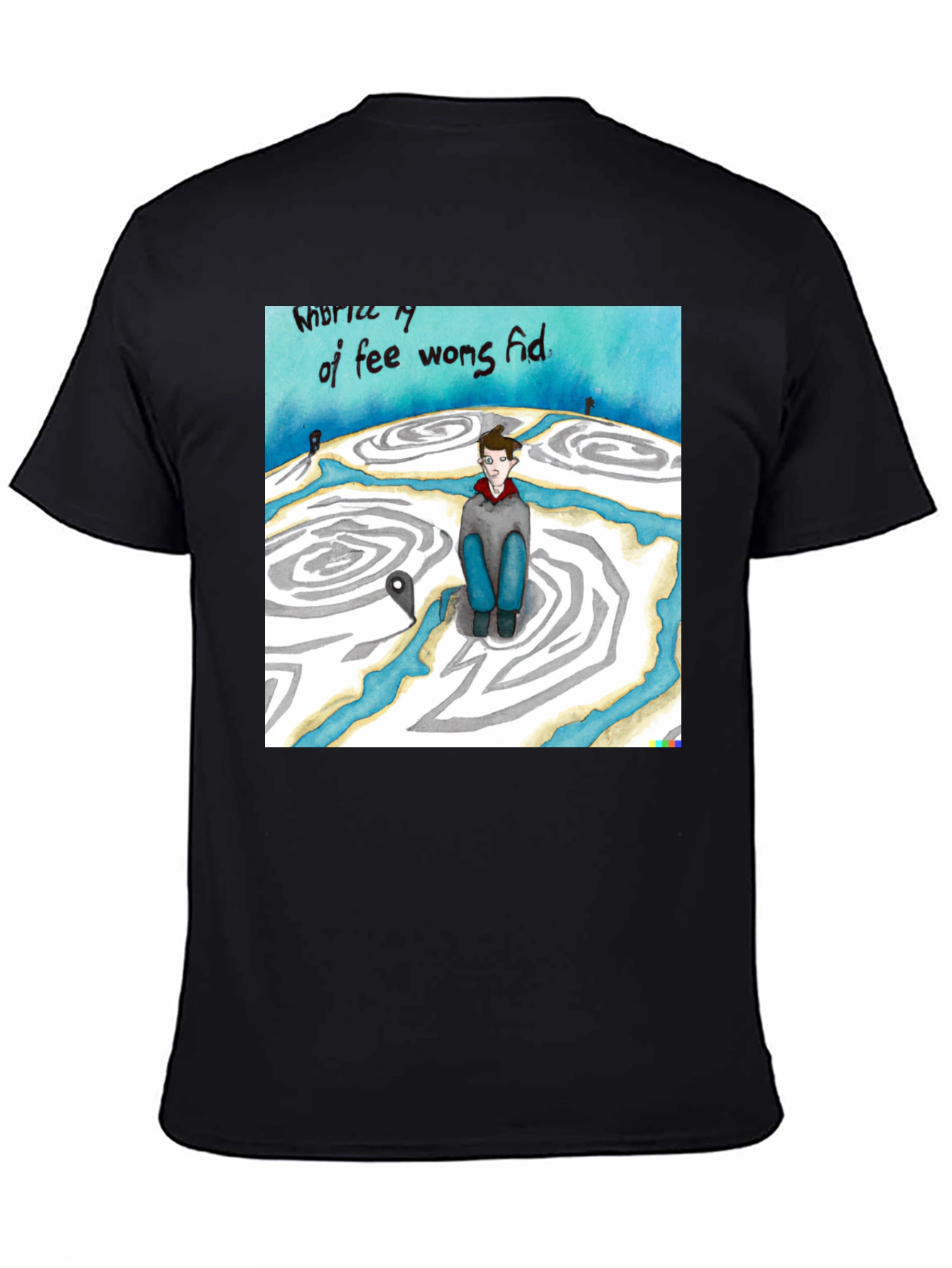 Unique Graphic Print T-Shirt