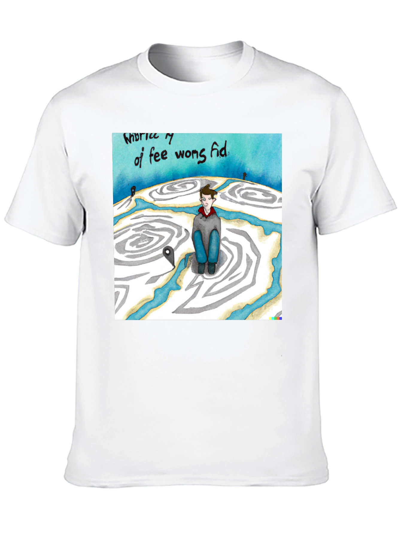 Unique Graphic Print T-Shirt