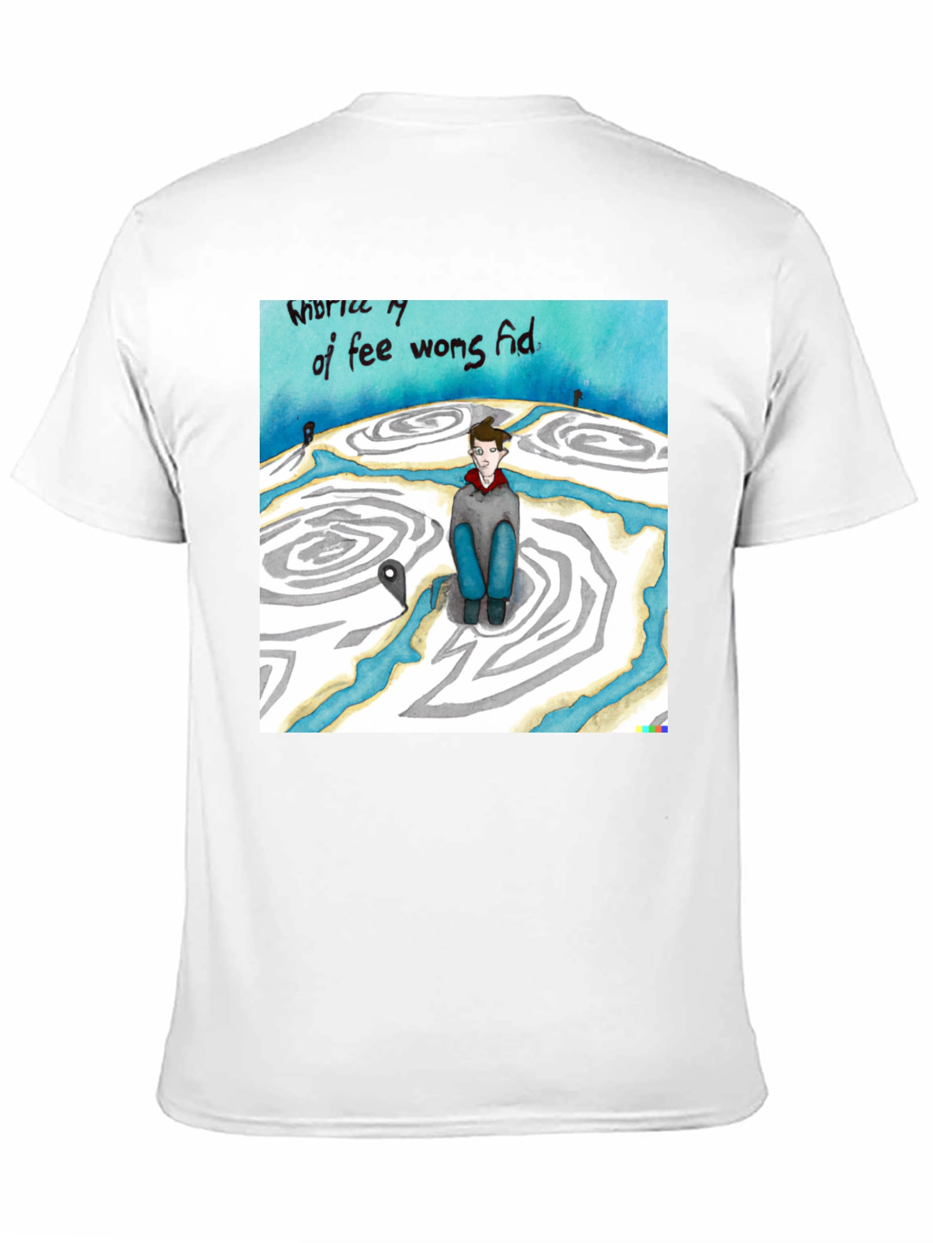 Unique Graphic Print T-Shirt