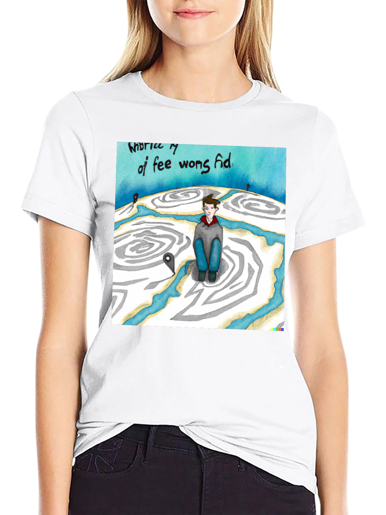 Unique Graphic Print T-Shirt