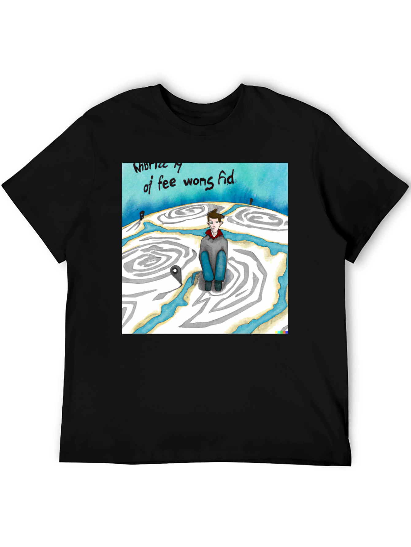 Unique Graphic Print T-Shirt