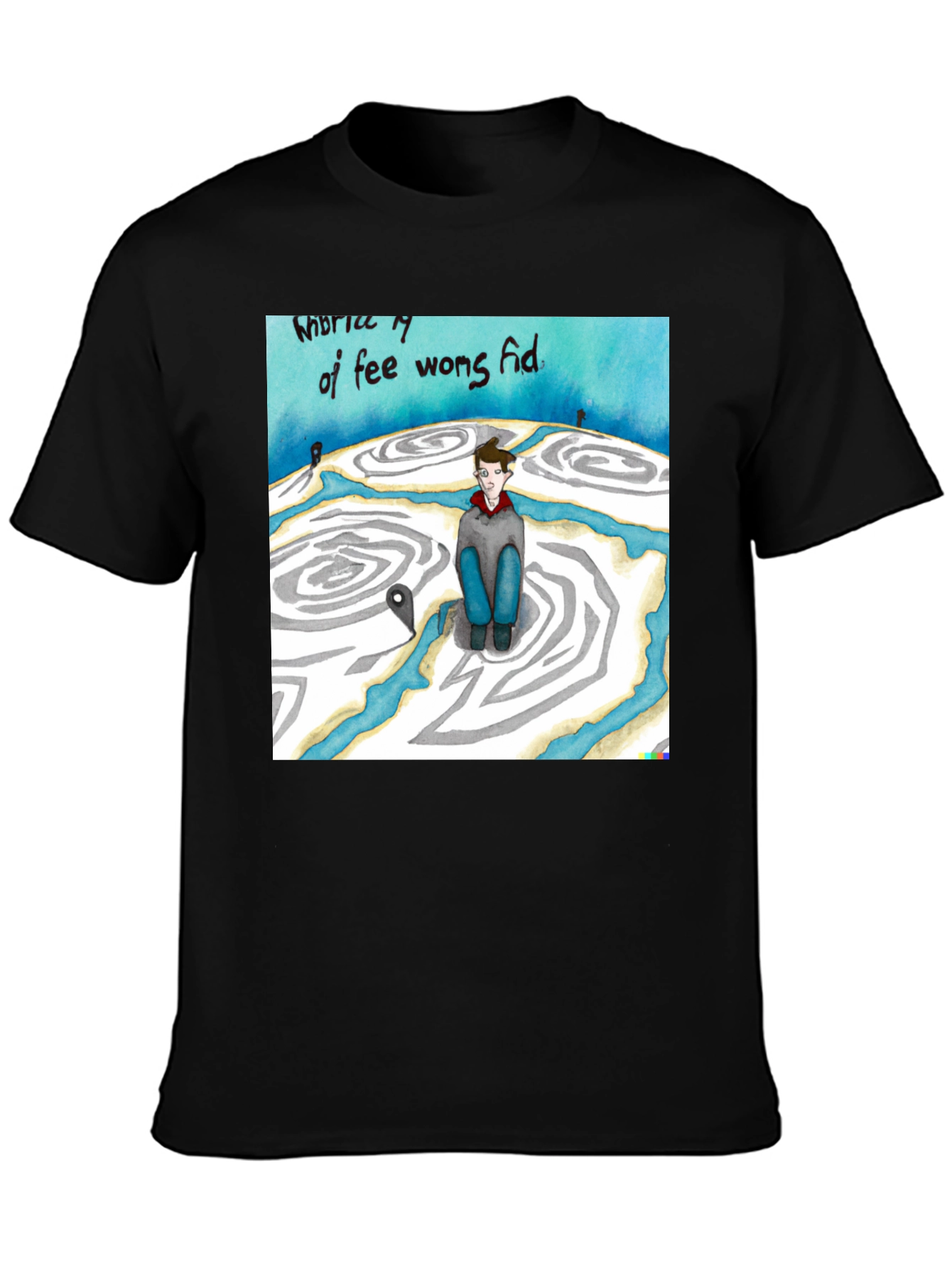 Unique Graphic Print T-Shirt